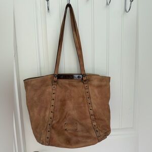 Patricia Nash Tan Leather Tote with dust bag
